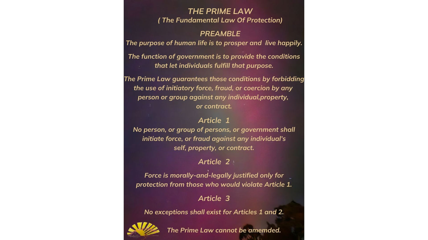 Aurora - Prime law poster