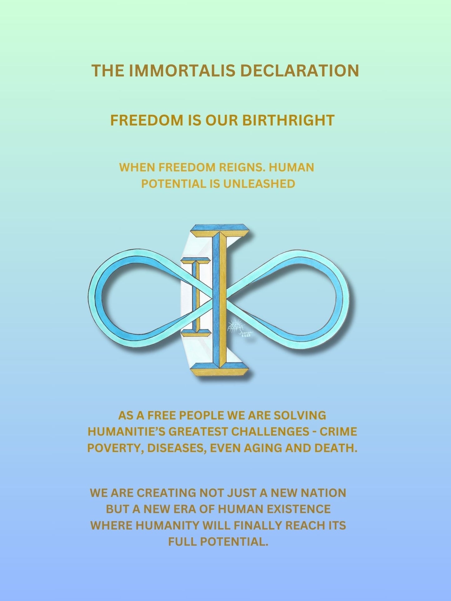 The Immortalis Declaration Poster