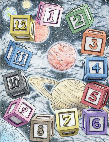 Twelve Visions Coloring Book